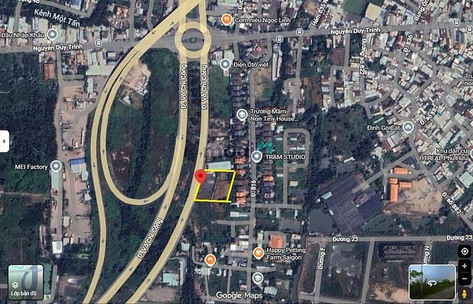 Bán đất thổ cư 2000m² mặt tiền Võ Chí Công, Thủ Đức - Cơ hội đầu tư tuyệt vời!