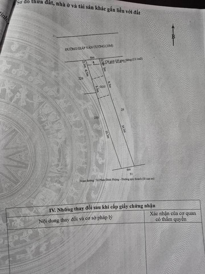 Đất nền đường Giáp Văn Cương, phường Ngô Mây, 282m² - Giá chỉ 800 triệu!