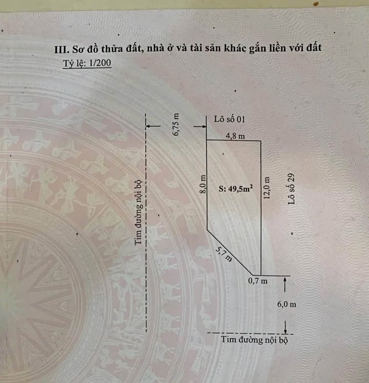 Đất nền góc 49,5m² tại TĐC hộ phụ Bạch Mai, An Dương - Vị trí đẹp, giá thỏa thuận!