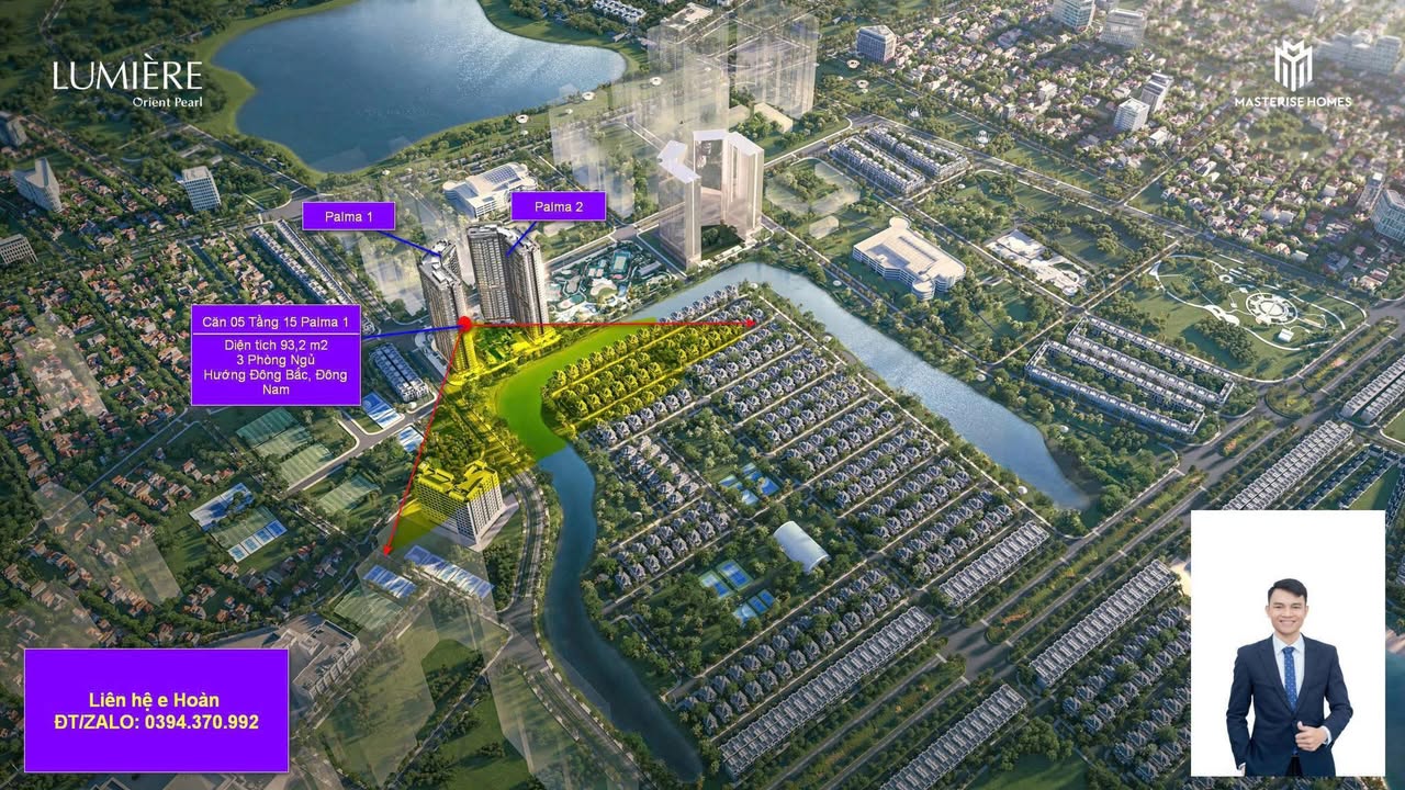 Căn hộ Tổng Thống Xuân Đỉnh 93.3m² giá thỏa thuận - View công viên tuyệt đẹp!