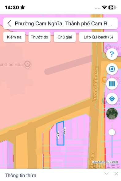 Đất mặt tiền Lương Văn Can, Cẩm Lệ 122.6m² giá 2 tỷ - Cơ hội đầu tư sinh lời!