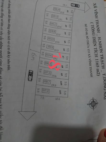 Đất nền Phước An, Nhơn Trạch 104.5m² giá 400 triệu - Sổ hồng riêng từng nền!