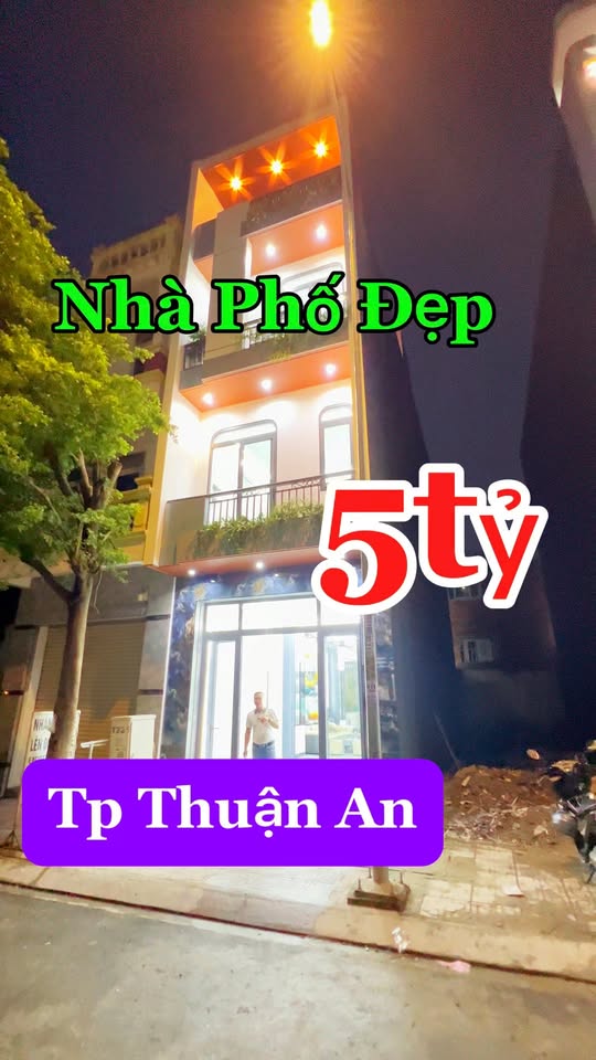 Nhà 3 Lầu Bình Chuẩn 64m² giá 5 tỷ - Hướng Tây, Sân Xe Hơi