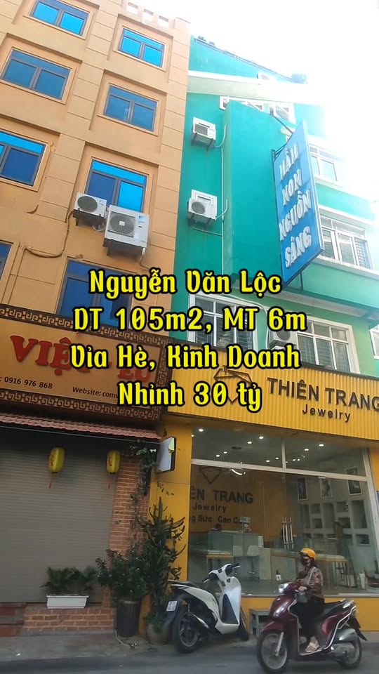 FrontHouse Nguyễn Văn Lộc 105m² giá 30 tỷ - Kinh doanh đắc địa!