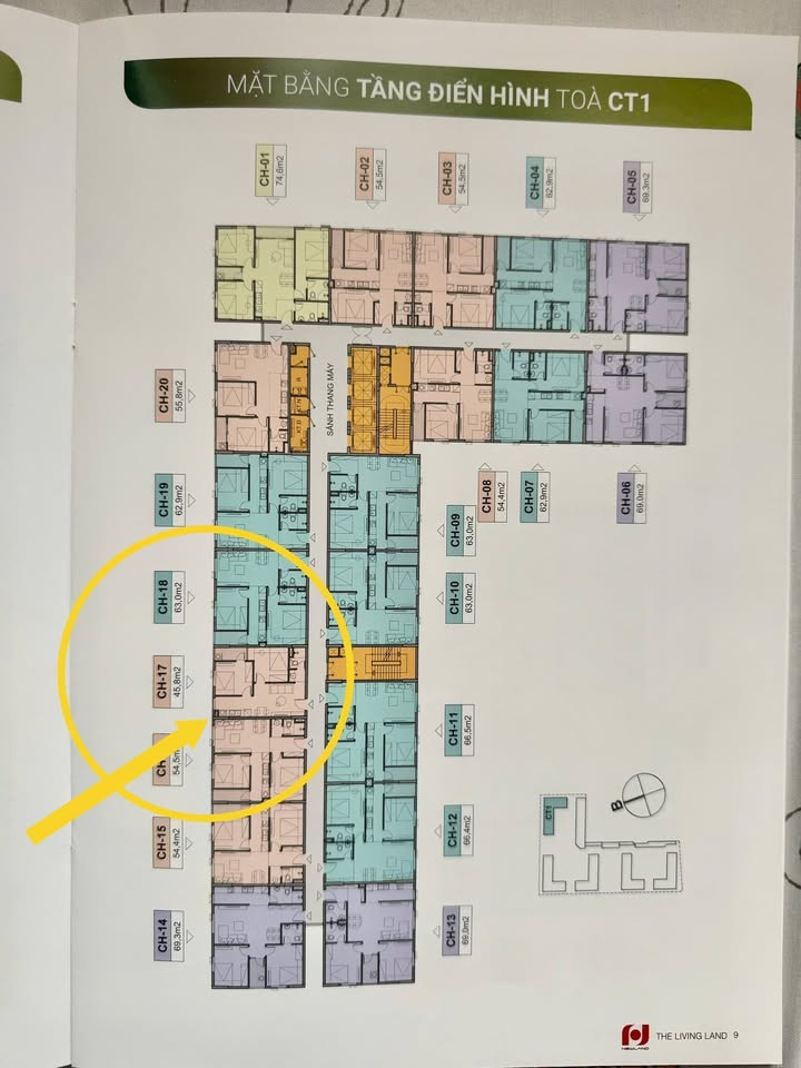 Căn hộ Tân Phú Hưng Hải Dương 45,8m² giá thỏa thuận - View hồ tuyệt đẹp!