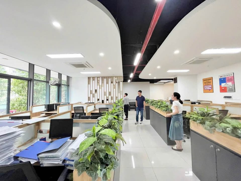 Văn phòng cho thuê tại Trần Thái Tông, Cầu Giấy 236m² - Full nội thất đẹp mắt!