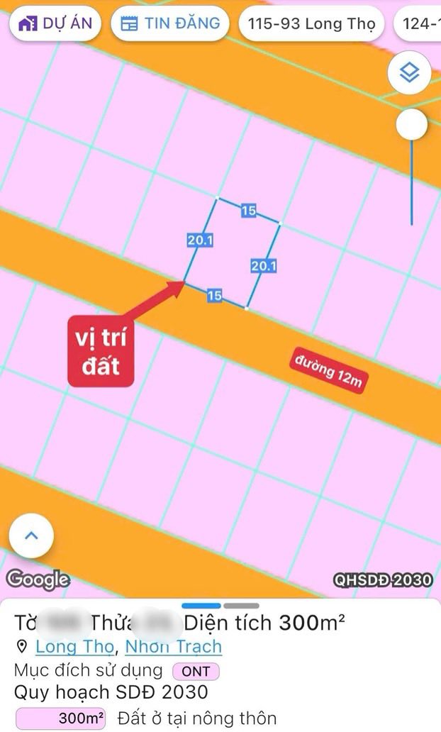 Đất nền ven Sân bay Long Thành 300m² giá thỏa thuận - Cơ hội đầu tư hấp dẫn!