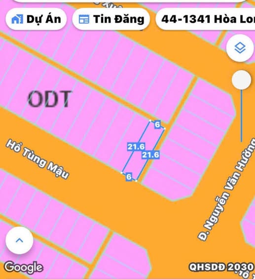 Đất nền mặt tiền Hồ Tùng Mậu 129m² giá 3.85 tỷ - Tiềm năng đầu tư lớn!