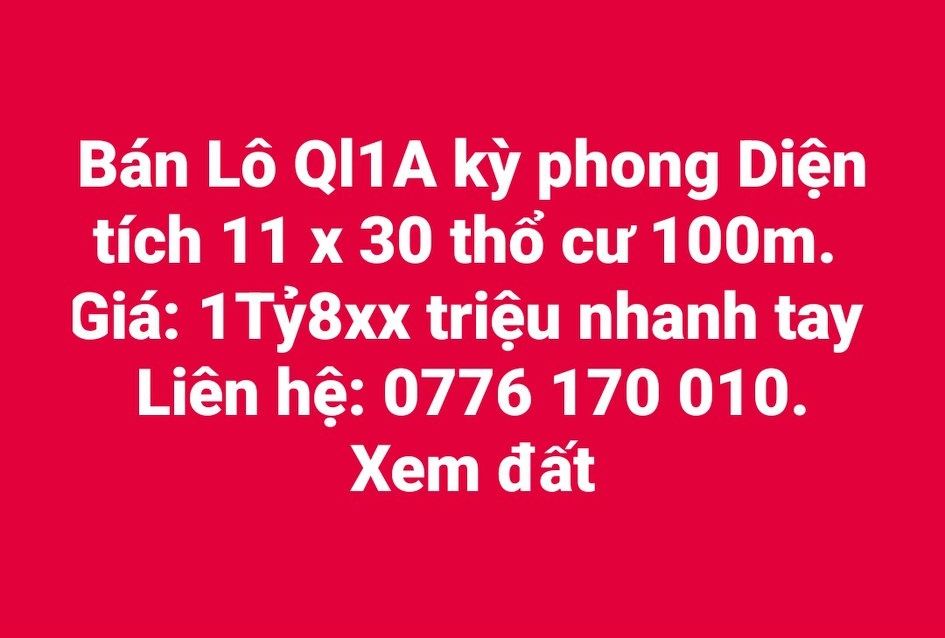 Đất nền Kỳ Phong, Kỳ Anh 330m² giá 1.8 tỷ - Đầu tư sinh lời ngay!