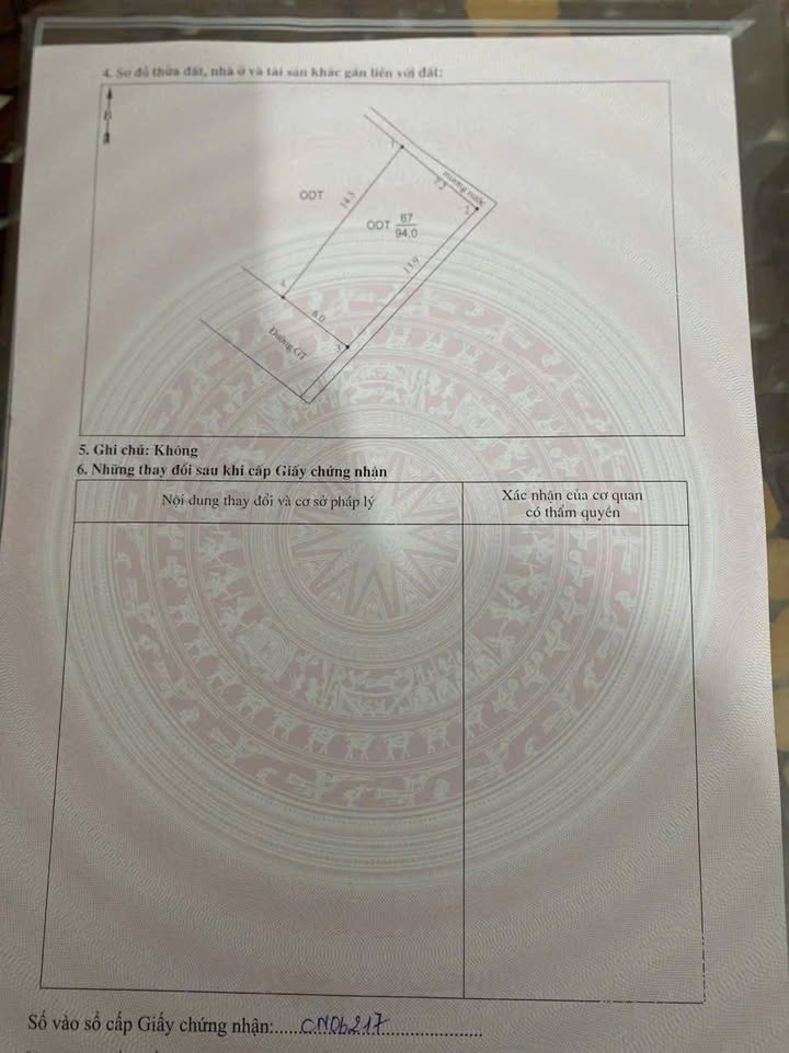 Bán đất tại Khu 5, Thanh Thủy, 94,2m² - Vị trí trung tâm, pháp lý chuẩn!