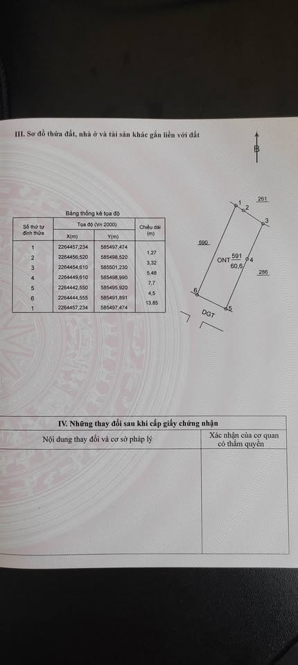 Đất nền chính chủ Phường Thái Bình 60.6m² giá chỉ 1 tỷ - Đường ô tô tránh xe máy!
