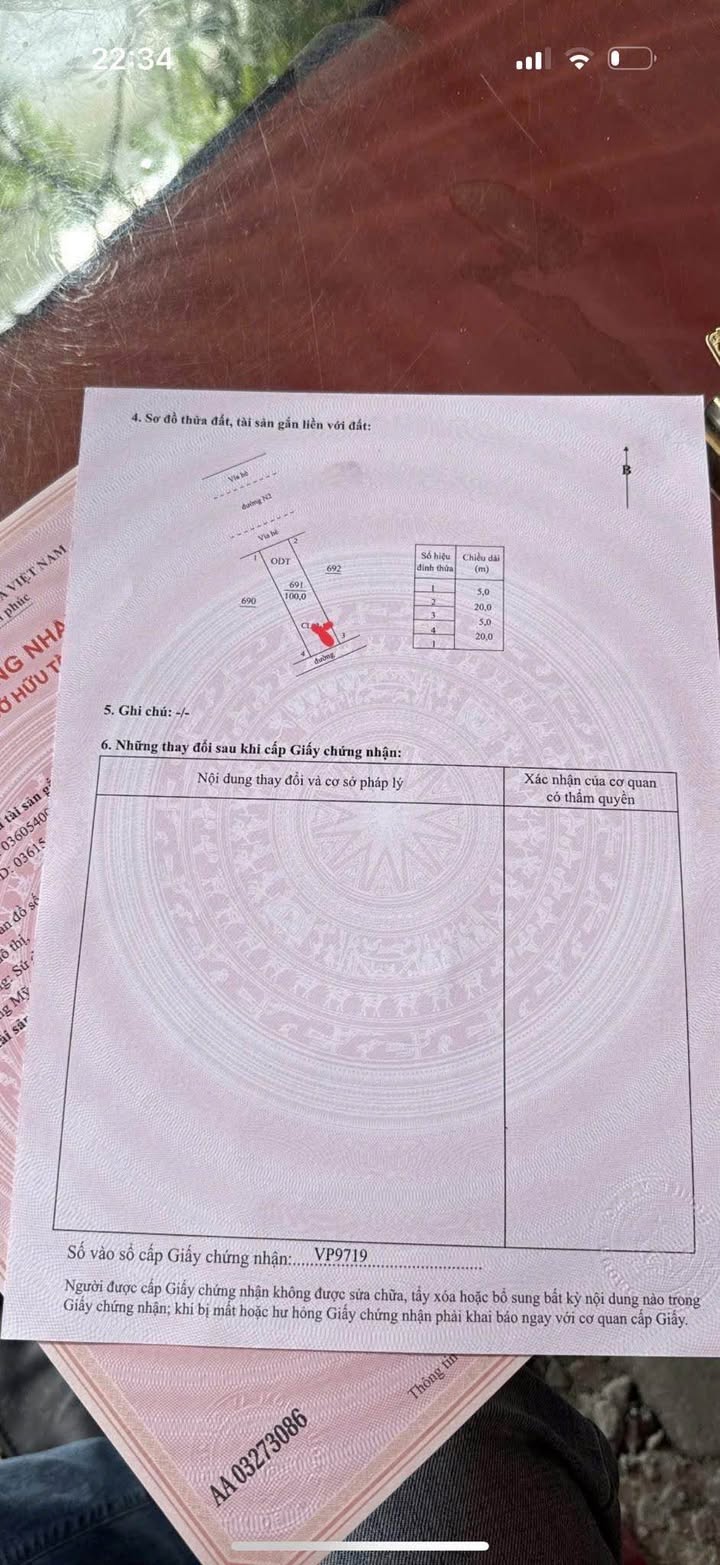 Đất nền Mỹ Lộc 100m² giá 2 tỷ - Đối diện dãy biệt thự!