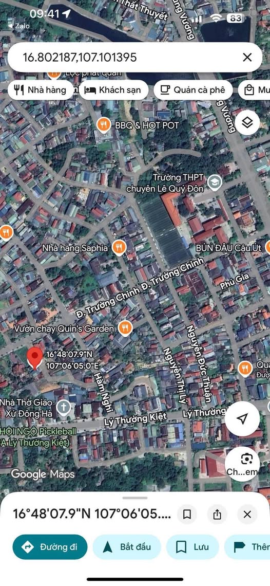 Đất nền kiệt đường Trường Chinh, Đông Hà 80m² giá 900 triệu - Cơ hội đầu tư tuyệt vời!