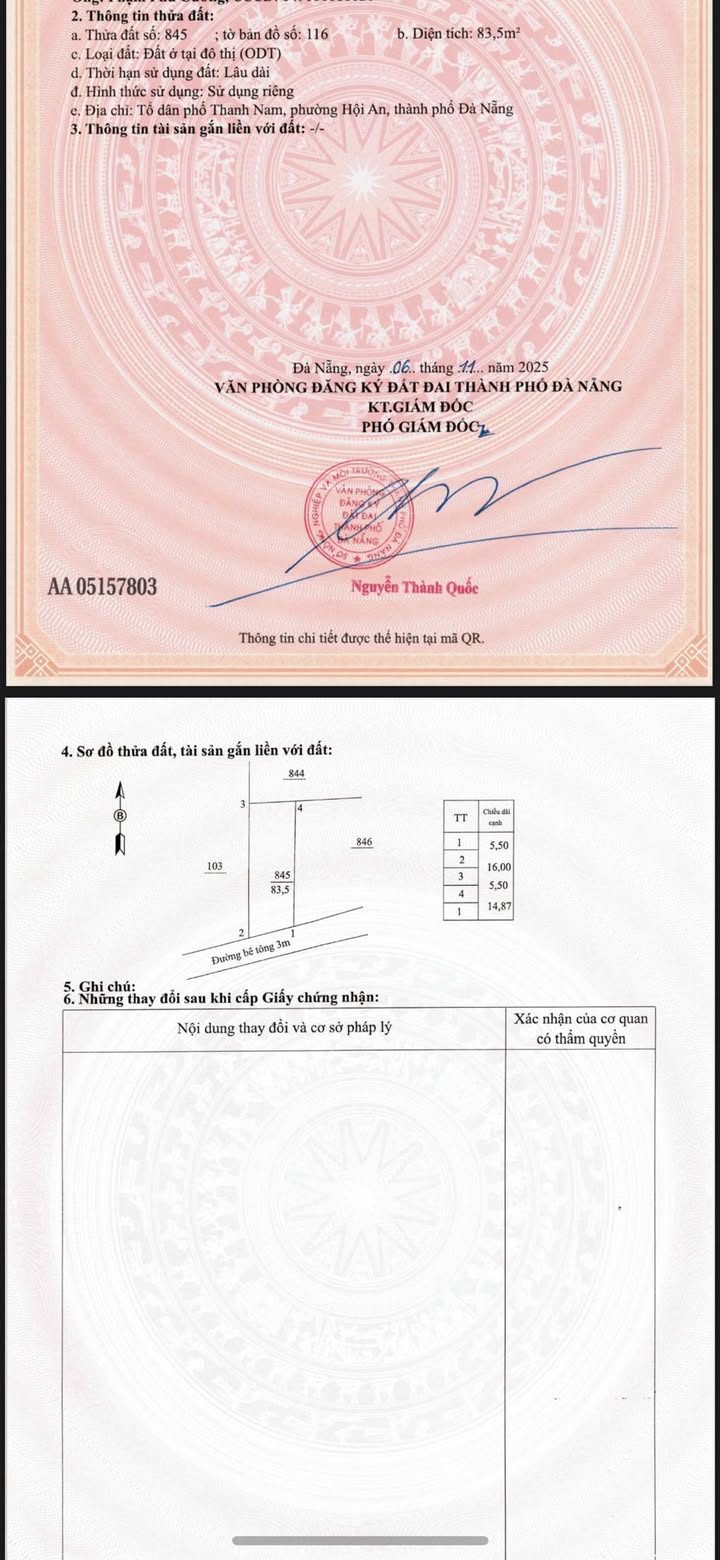 Đất nền Cẩm Nam Hội An 83.5m² giá 1.7 tỷ - Cơ hội đầu tư tuyệt vời!