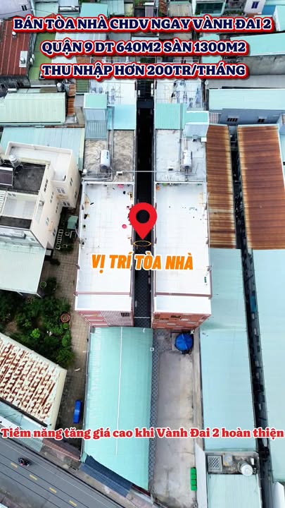 Căn hộ dịch vụ Thủ Đức 640m² giá 70 tỷ - Tiềm năng sinh lời vượt trội!