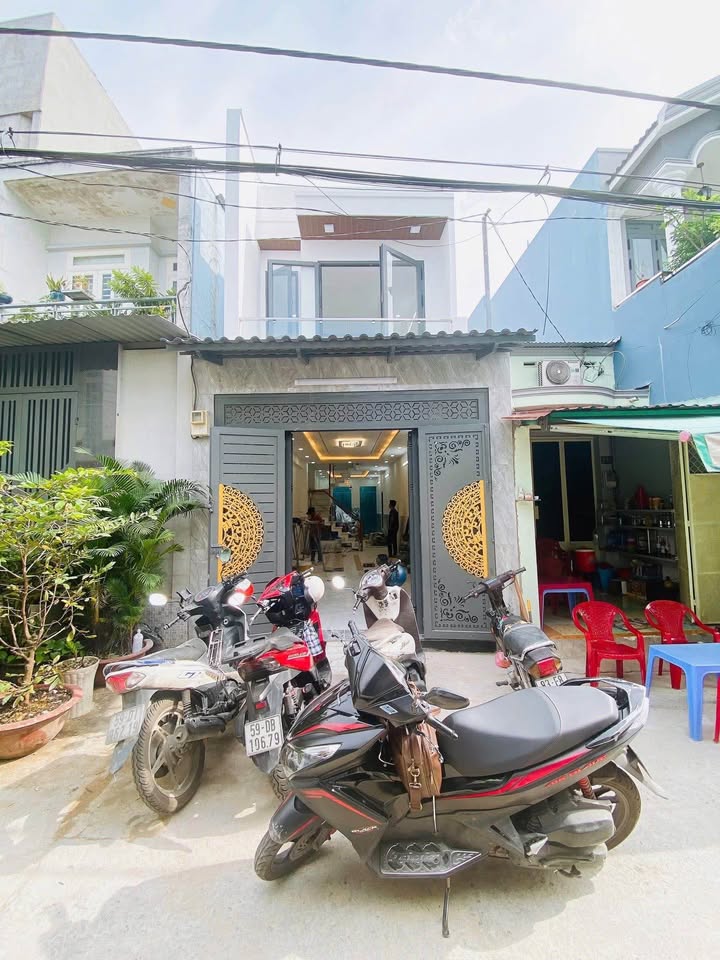 Nhà mới 77m² tại Bình Hưng Hoà A, Bình Tân - 4 phòng ngủ, hẻm xe hơi, giá 6.35 tỷ