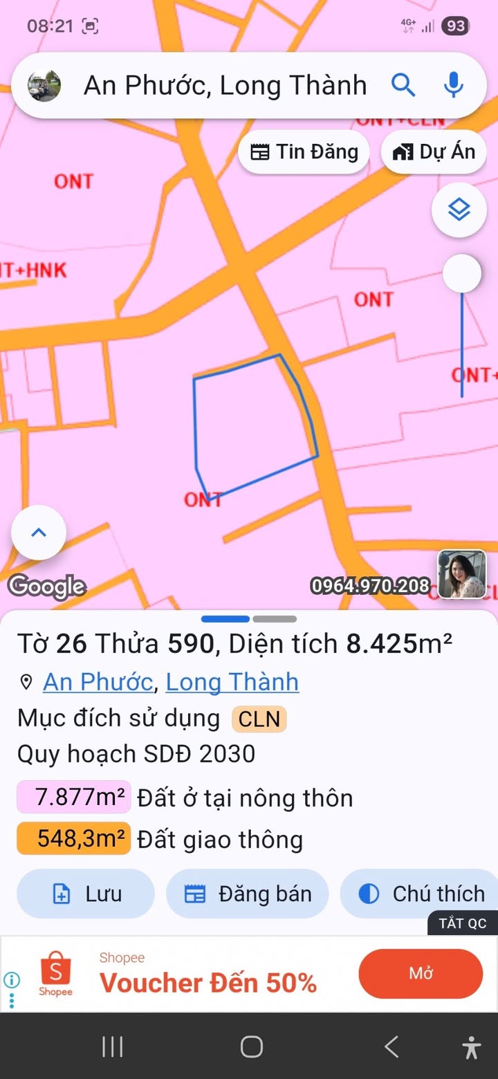 Đất nền An Phước Long Thành 100m² giá 420 triệu - Đầu tư sinh lời ngay!