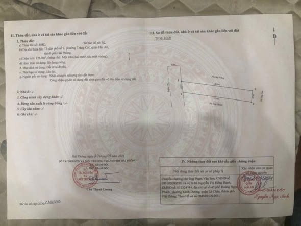 Đất nền đường Thành Tô, Tràng Cát, Hải An - 126m² chỉ 2.961 tỷ, chính chủ!