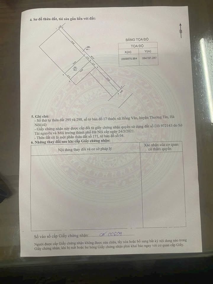 Đất nền Xâm Xuyên, Thường Tín 56m² giá 3 tỷ - Vị trí đắc địa, giao thông thuận lợi!