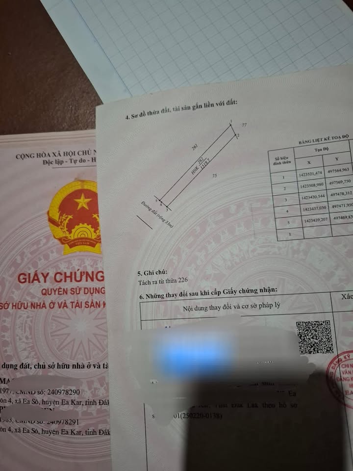 Đất nền Xuân Phú Ea Kar 1440m² giá 249 triệu - Cơ hội đầu tư không thể bỏ lỡ!