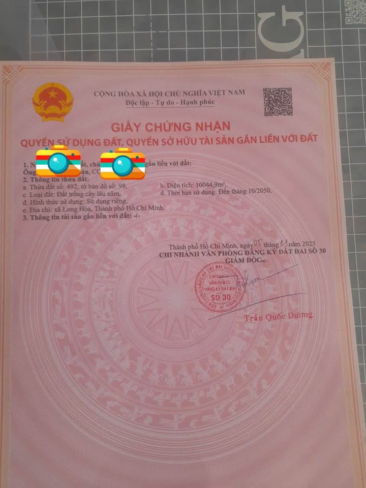 Đất nền Minh Thạnh Dầu Tiếng 10000m² giá chỉ 2 tỷ - Cơ hội đầu tư tuyệt vời!