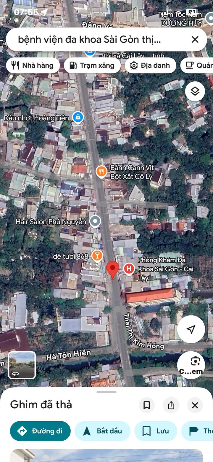 Bán mặt tiền đường 30 tháng 4 - TX Cai Lậy 405m² giá 12 tỷ - Vị trí kinh doanh đắc địa!