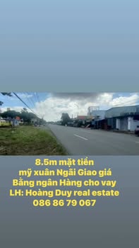 Đất nền mặt tiền đường Mỹ Xuân - Ngãi Giao 174m² giá 4.5 tỷ - Cơ hội đầu tư hấp dẫn!