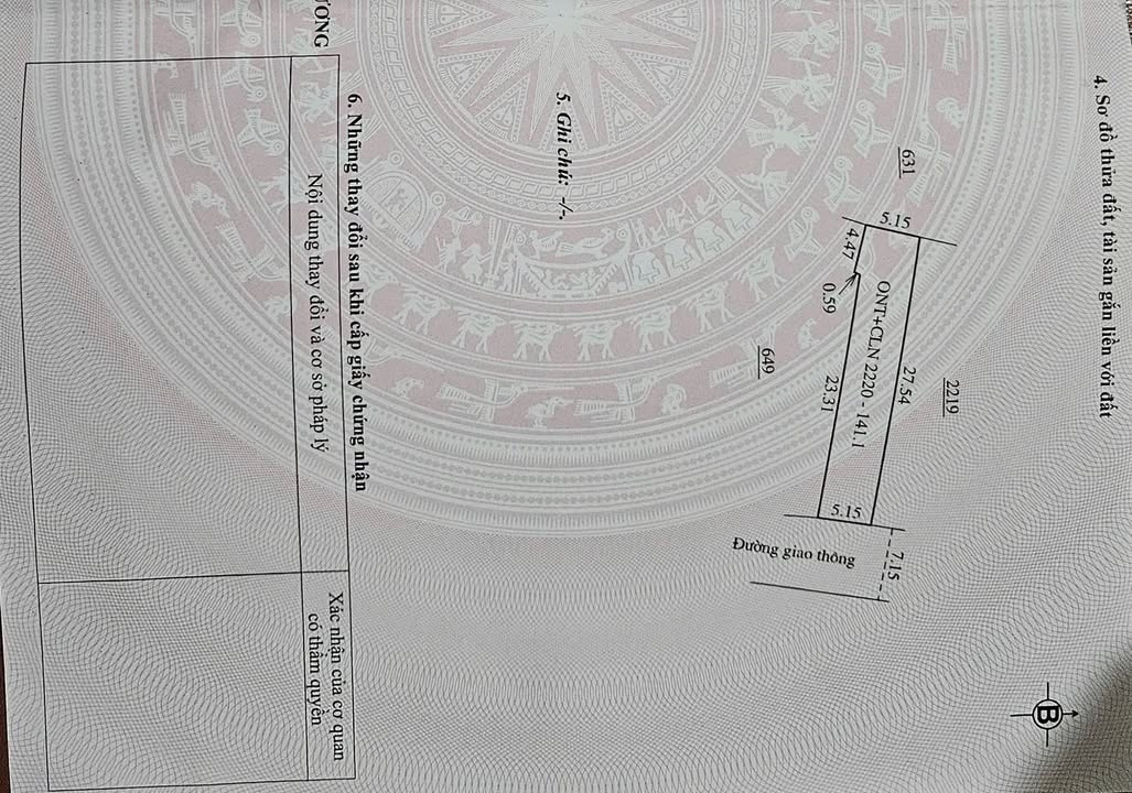 Đất thổ cư 141m² Quảng Lưu - Giá chỉ 600 triệu - Nhanh tay sở hữu!