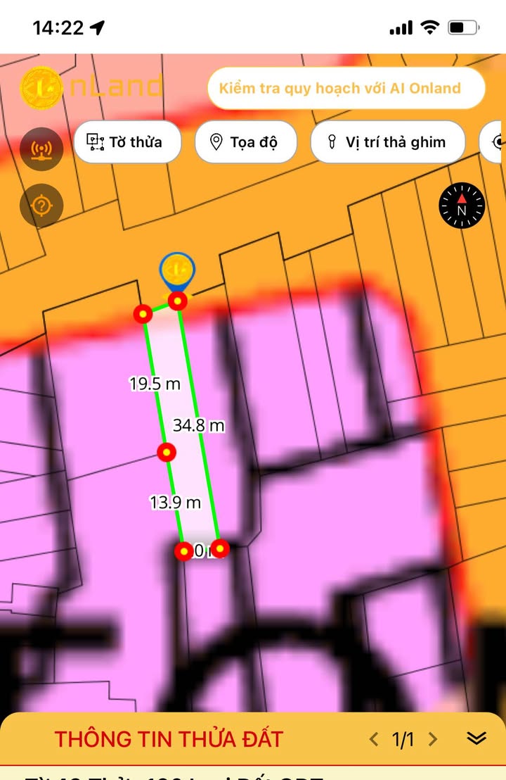 Đất hẻm Phạm Văn Đồng, Tân Lập, 170m² giá 2.35 tỷ - Đường thông 2 ô tô