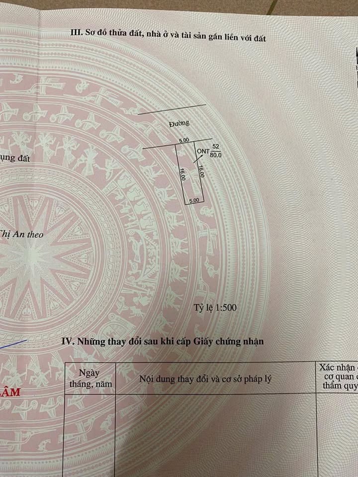 Đất nền Hồng Phong, Nam Sách 80m² giá 1 tỷ - Đường ô tô thoải mái