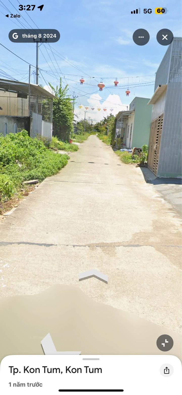 Bán đất thổ cư Đắk Cấm Kon Tum 140m² giá 400 triệu - Đường ô tô rộng, dân cư đông đúc!