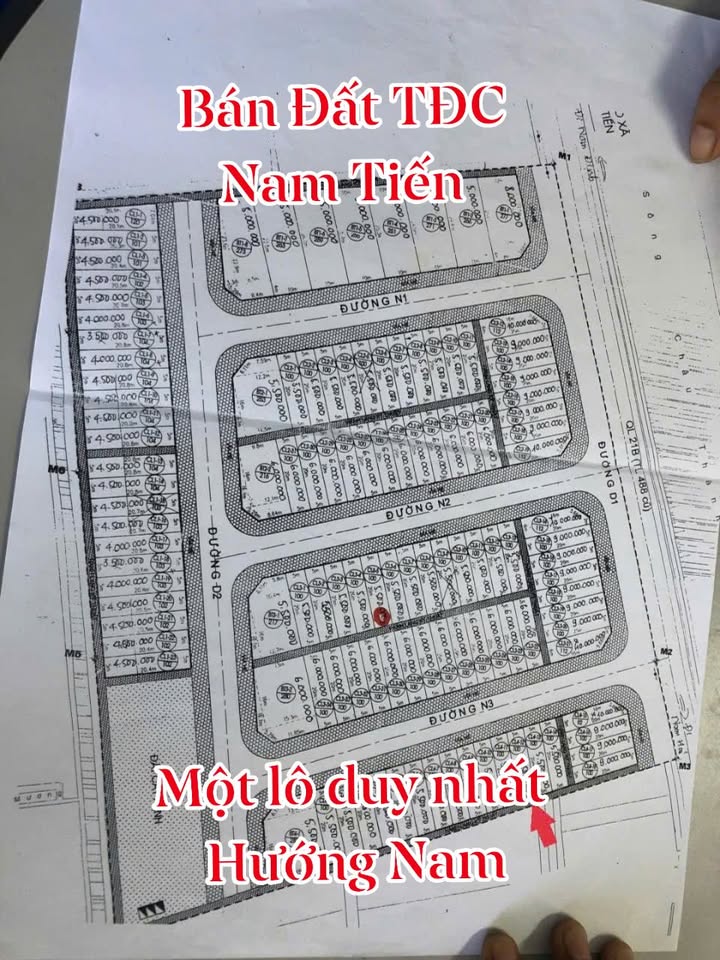 Đất nền Nam Tiến 100m² giá 1 tỷ - Cơ hội đầu tư tuyệt vời!