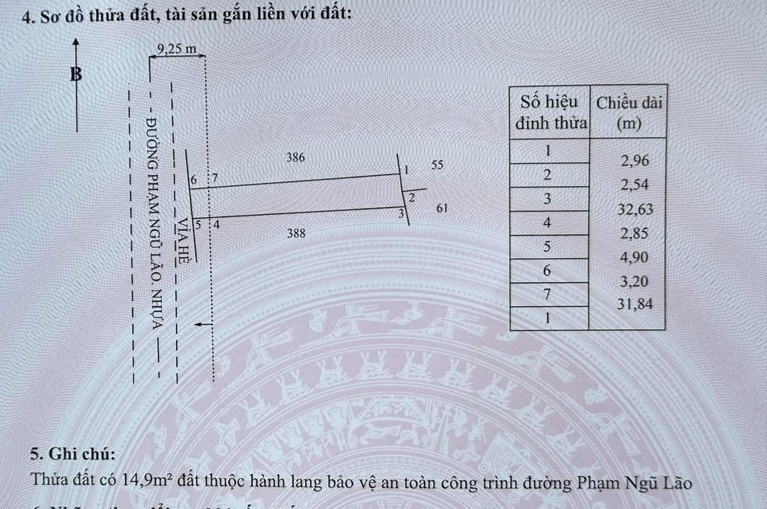 Đất mặt tiền Phạm Ngũ Lão, Trà Vinh - 100m² thổ cư, giá 4.79 tỷ - Đầu tư sinh lời!