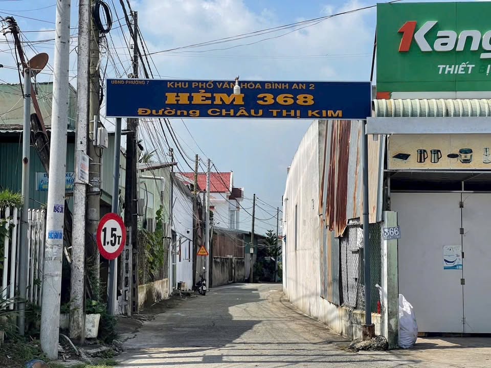 Đất thổ cư hẻm 368 Châu Thị Kim, Tân An, 195m² giá 1.7 tỷ - Cơ hội đầu tư hấp dẫn!