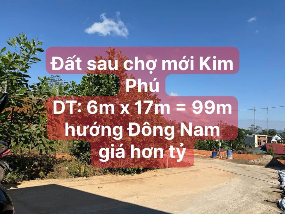 Đất nền Kim Phú Tuyên Quang 99m² giá 1 tỷ - Ô tô vào tận nơi!