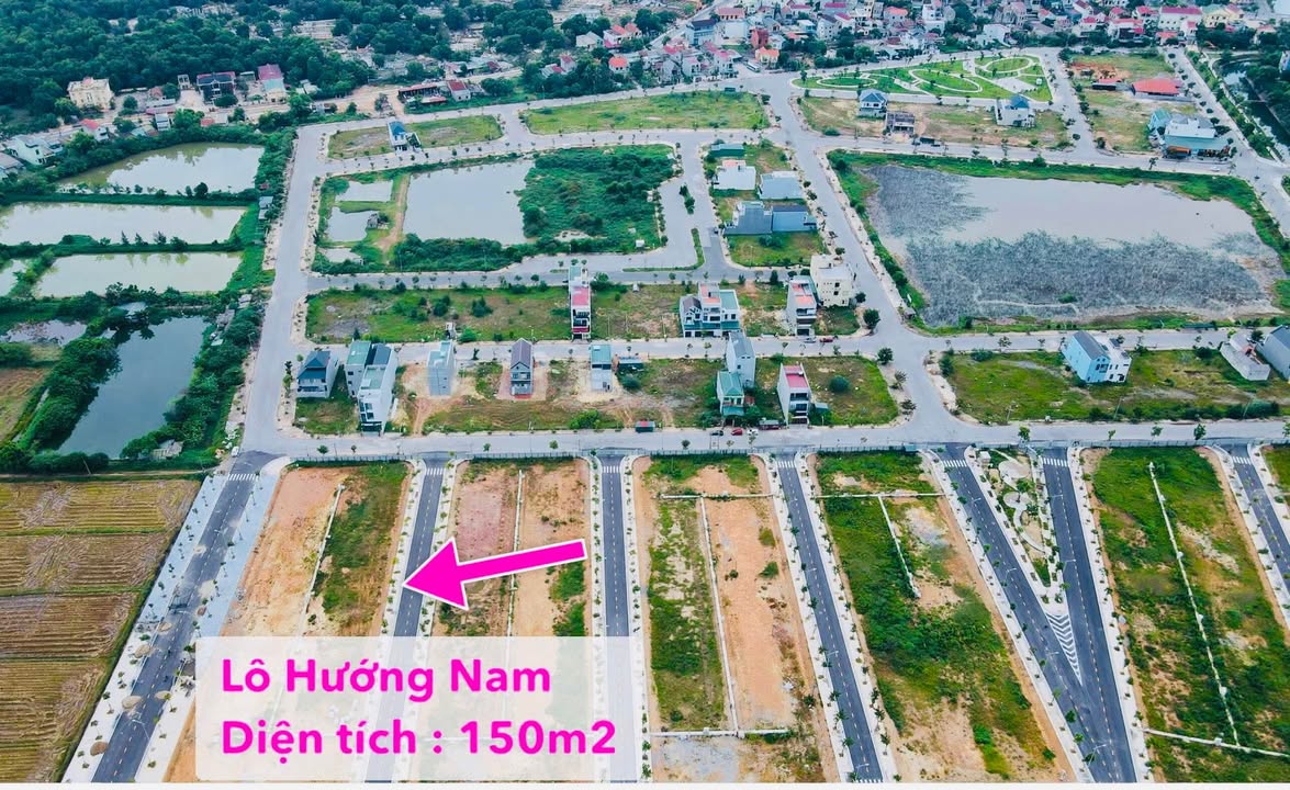 Đất dự án Bắc Kênh Phóng Thuỷ Đồng Hới 150m² giá 4.74 tỷ - Hướng Nam, bán gấp!