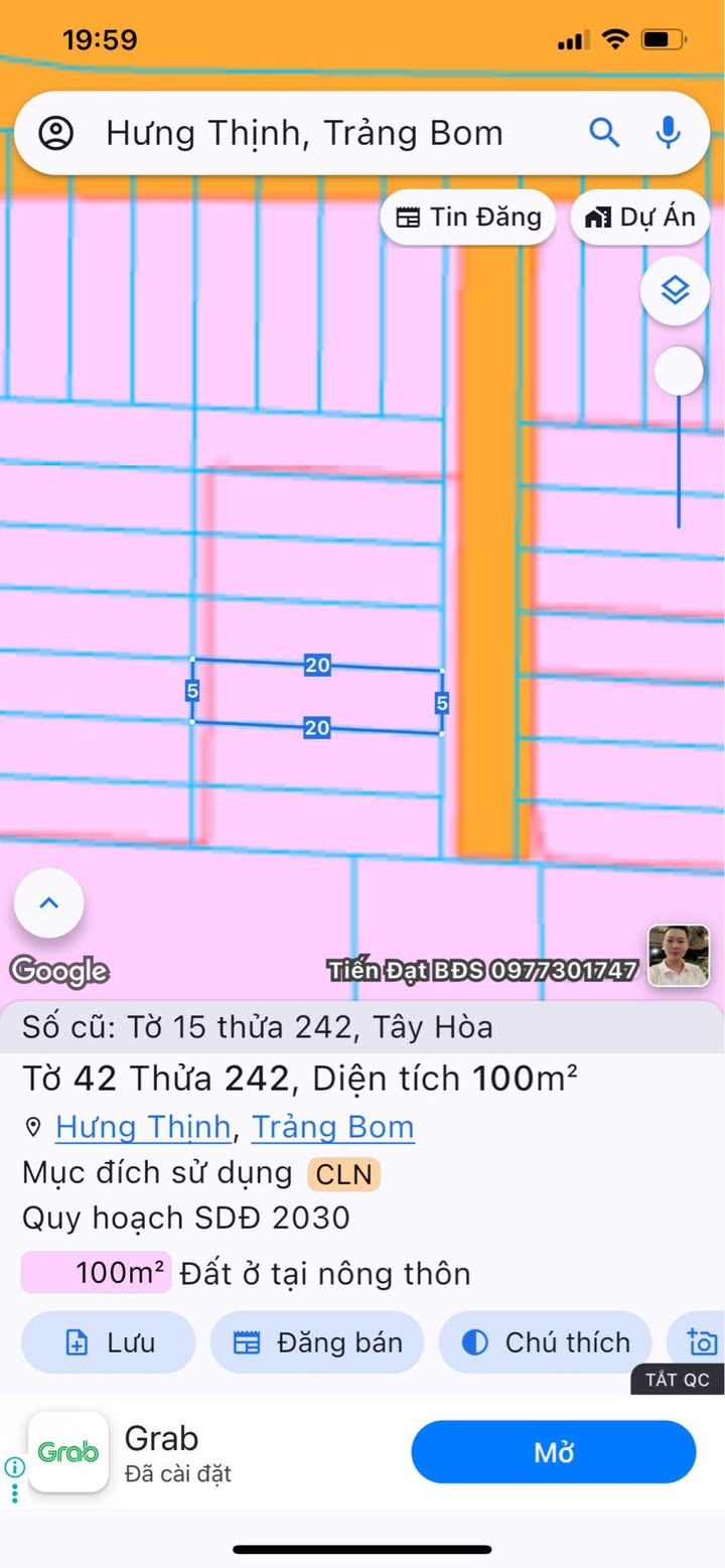 Đất nền Tây Hòa, Trảng Bom, 100m² chỉ 900 triệu - Sổ hồng riêng, thổ cư 100%!