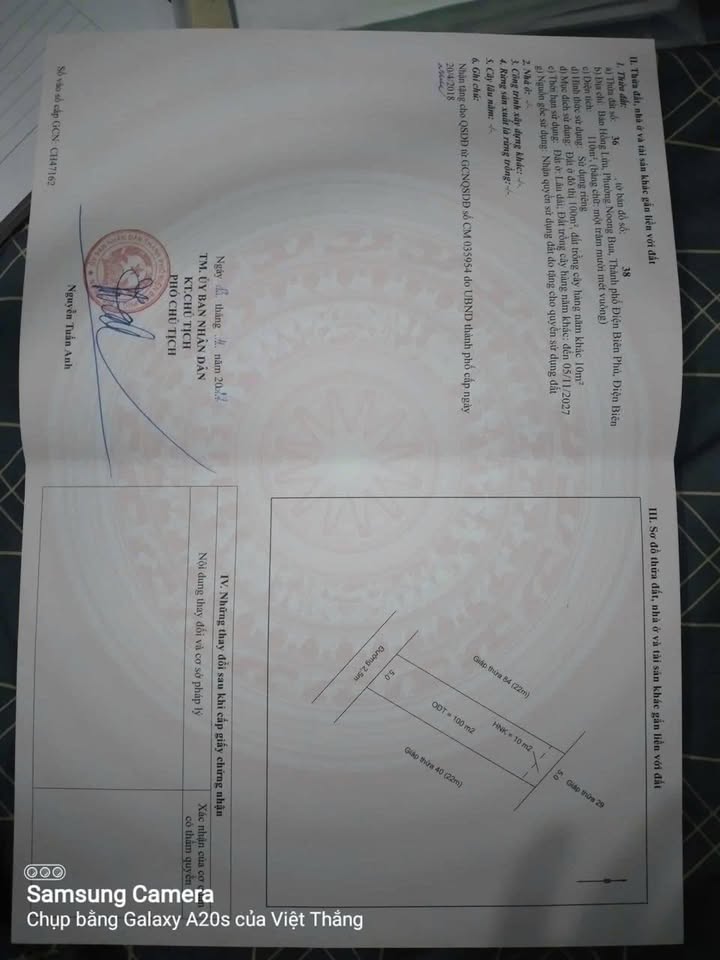 Đất nền Mường Thanh, Điện Biên 110m² giá 650 triệu - Pháp lý đầy đủ!