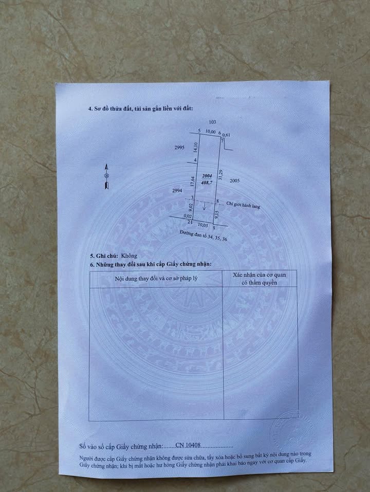 Đất thổ cư mặt tiền đường Quản Bạch, 409m² giá 2 tỷ - Đầu tư sinh lời dễ dàng!