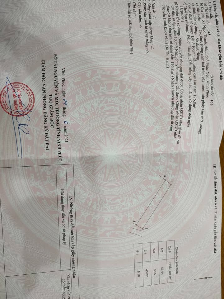 Đất kinh doanh mặt đường Lê Duẩn, Phúc Yên 277m² chỉ 4.155 tỷ - Cơ hội đầu tư hấp dẫn!