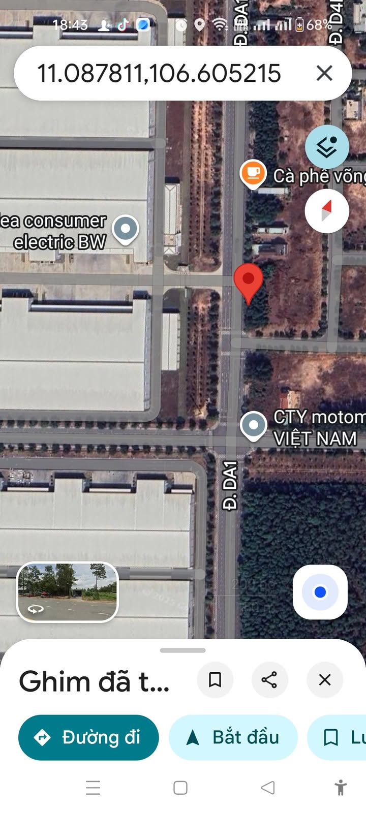 Bán lô đất Thới Hòa, Bến Cát, Bình Dương 150m² - Đối diện cổng khu công nghiệp