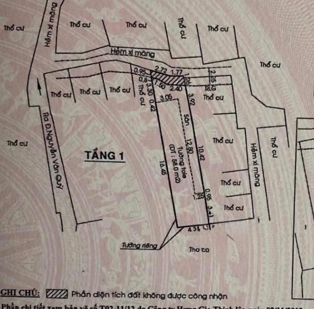 Đất nền hẻm 160 Nguyễn Văn Quỳ, quận 7, 84m² - Vị trí đắc địa, giá chỉ 5 tỷ!