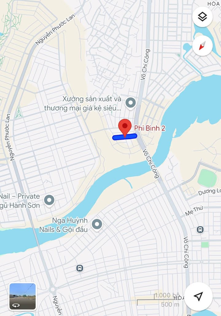 Đất nền đường Phi Bình 2, Ngũ Hành Sơn 125m² giá 5.55 tỷ - Sổ đỏ chính chủ, sạch sẽ!