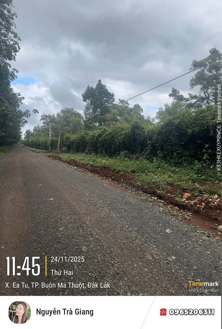 Đất nông nghiệp 600m² phường Tân An, Buôn Ma Thuột - Giá chỉ 1.35 tỷ!