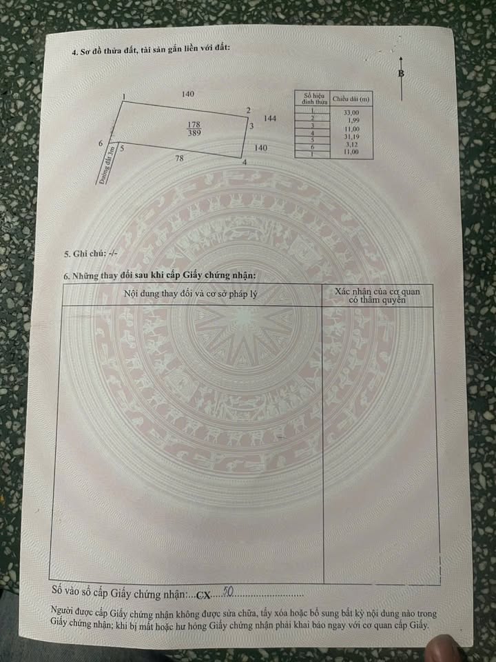 Đất nền ấp Bình Tiền 1, Đức Hòa Hạ 363m² giá 1.65 tỷ - Thổ cư 100% chính chủ!