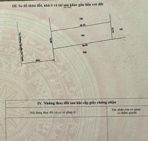 Đất nền mặt tiền Nguyễn Chí Thanh, Hòa Thành 388m² giá 3.5 tỷ - Sổ hồng chính chủ!