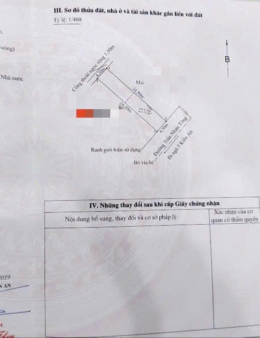 Nhà mặt tiền đường Trần Nhân Tông, Quán Trữ, 105m² giá 6 tỷ - Vị trí đắc địa kinh doanh sầm uất!