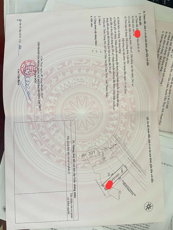 Đất nền Cẩm Châu, Cẩm Thủy 460m² giá 1.1 tỷ - Cơ hội đầu tư tuyệt vời!