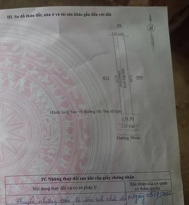 Đất thổ cư Bù Đốp 344.5m² giá 299 triệu - Đường nhựa, sổ đỏ chính chủ!