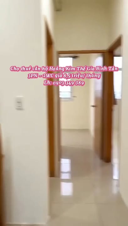 Căn hộ cho thuê 31 Trương Phước Phan, Bình Tân 3PN giá 8.5 triệu - Dọn vào ở ngay!